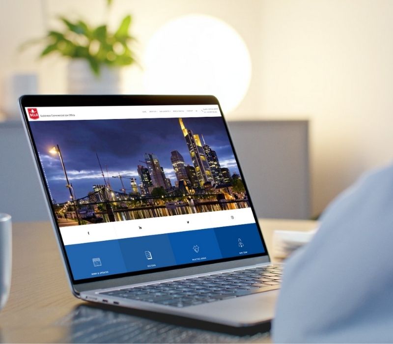 Mockup of SCLO website